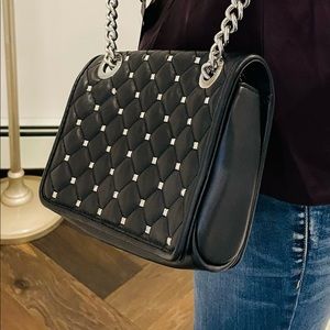 Black mango bag chain-link strap